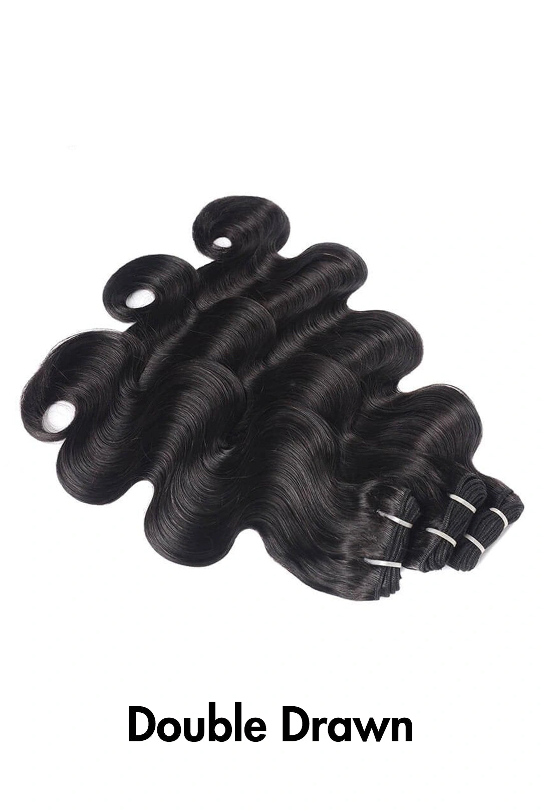 Paquetes de cabello virgen de Camboya cosidos en extensiones Body Wave