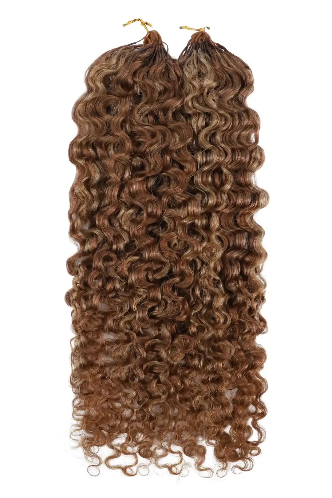 #27/30 Mixed Color Water Deep Wave Feather Crochet Human Hair