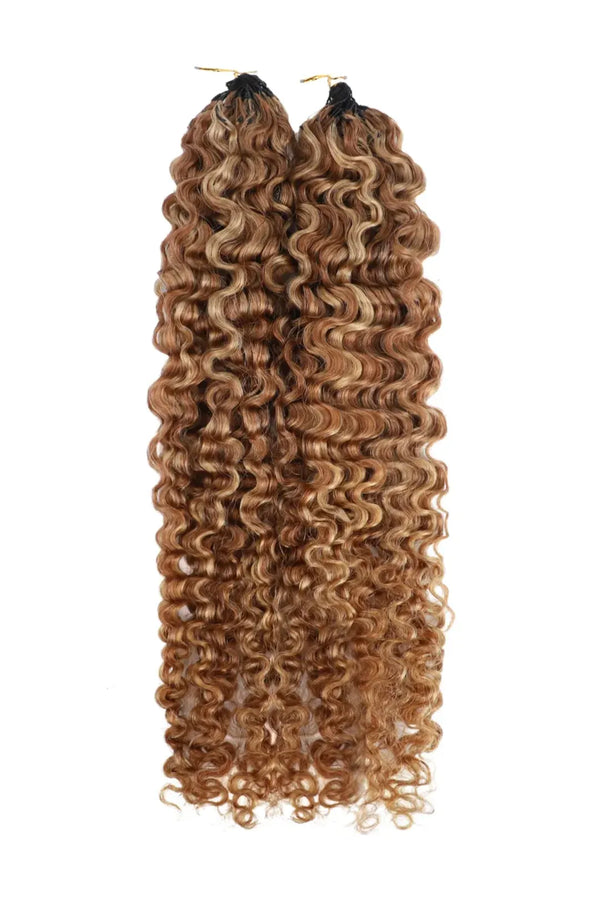 Highlight-Mix #27/30 Wasser-Deep-Wave-Feather-Crochet-Echthaar