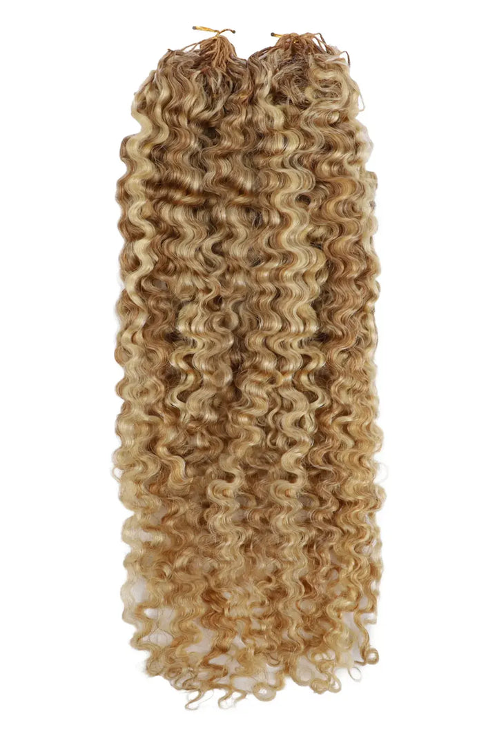 #27/613 Mixed Color Water Deep Wave Feather Crochet Human Hair