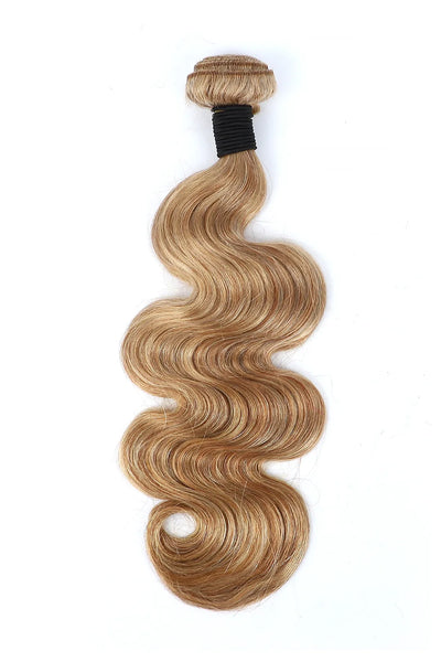 #27 Honey Blonde Camboya Paquetes de cabello virgen Coser en extensiones rectas