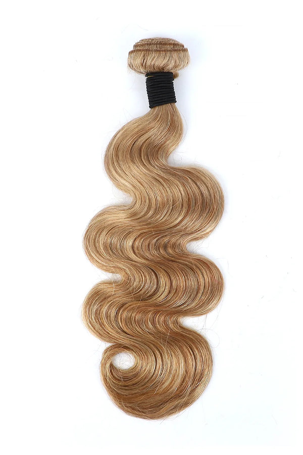 # 27 Miel Blonde Cambodge Virgin Hair Bundles Coudre des extensions droites