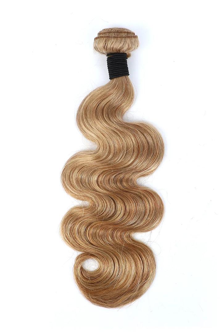 #27 Honey Blonde Body Wave Cambodia Virgin Hair Bundles Sew in Extensions