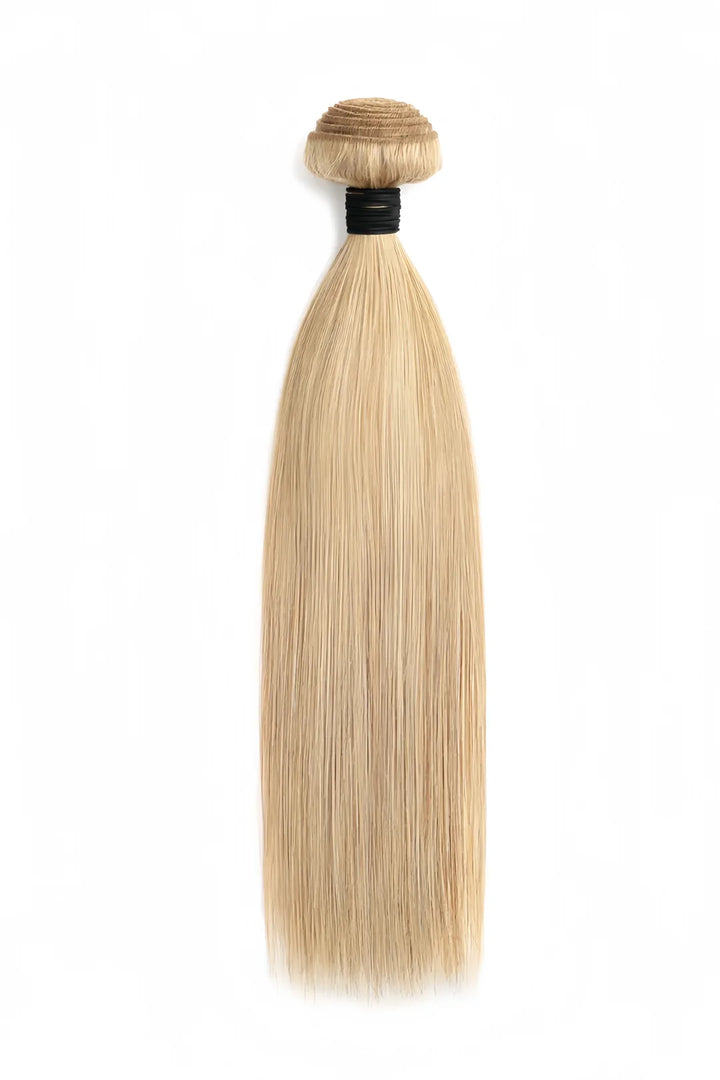 #27 Honey Blonde Brazilian Hair Bundles Sew in Extensions Straight