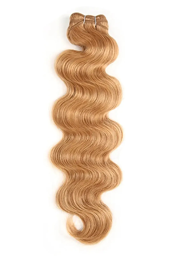 #27 Honey Blonde Cambodia Virgin Hair Bundles Sew in Extensions Body Wave