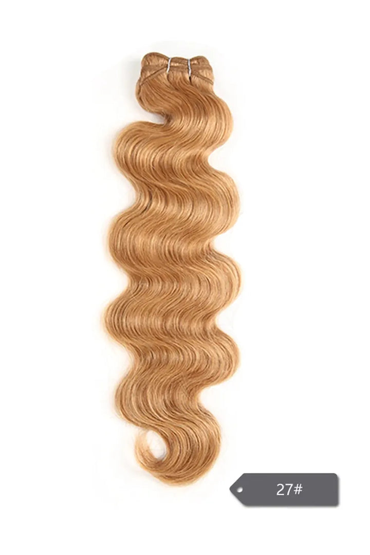 #27 Honey Blonde Cambodia Virgin Hair Bundles Sew in Extensions Body Wave