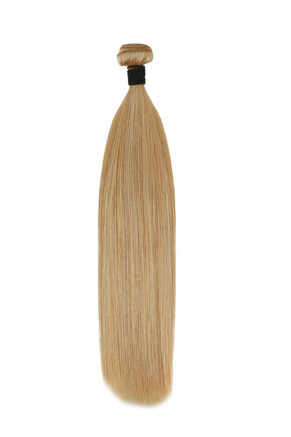 # 27 Miel Blonde Cambodge Virgin Hair Bundles Coudre des extensions droites