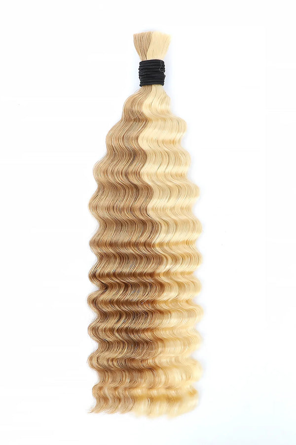 #27/#613 Cheveux en vrac de vague profonde de couleur de piano pour tresser BU25