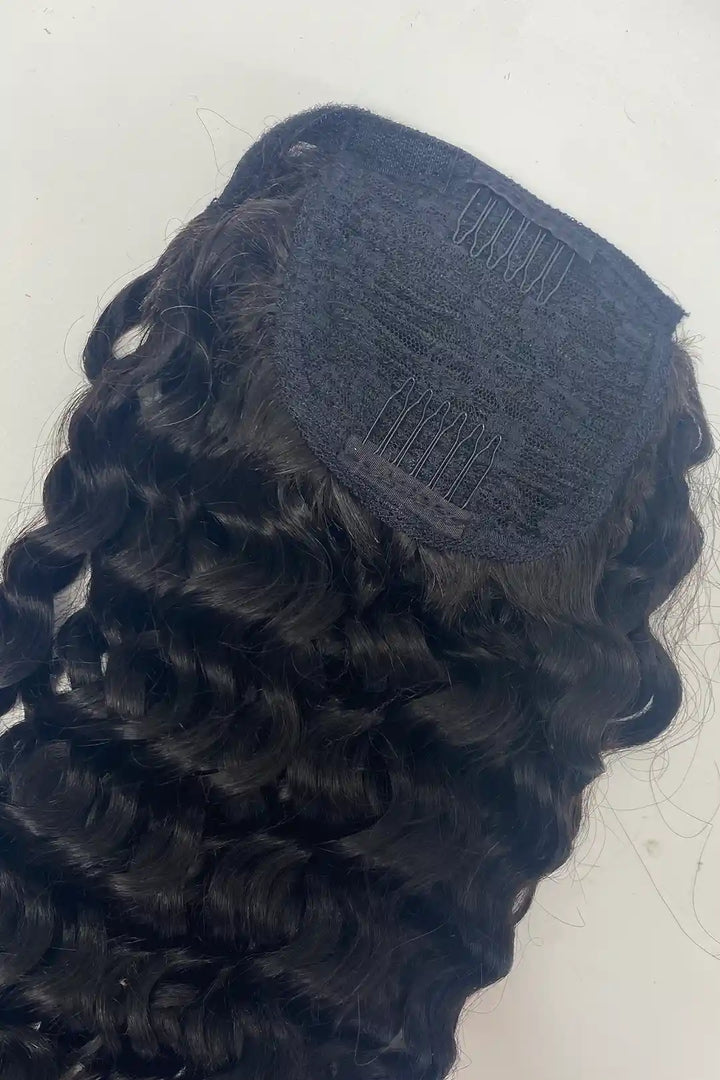 Loose Wave Wrap Around Ponytail 16 Inch Natural Color