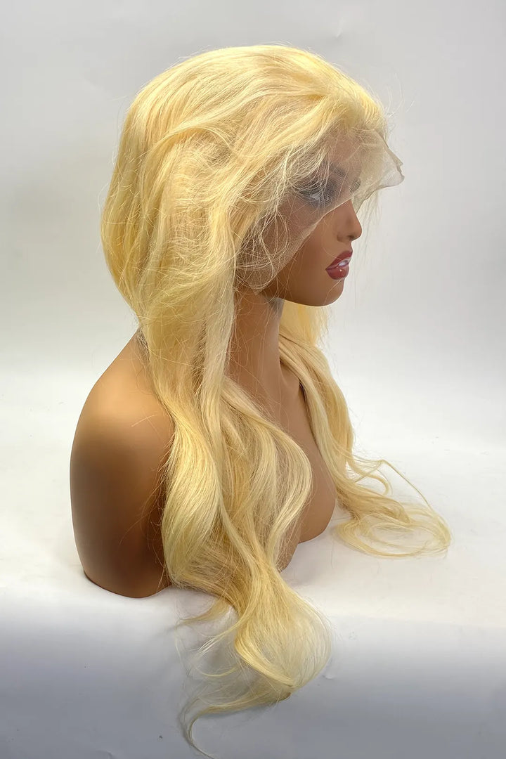 13x4 Lace Frontal Straight Wigs #613 Color