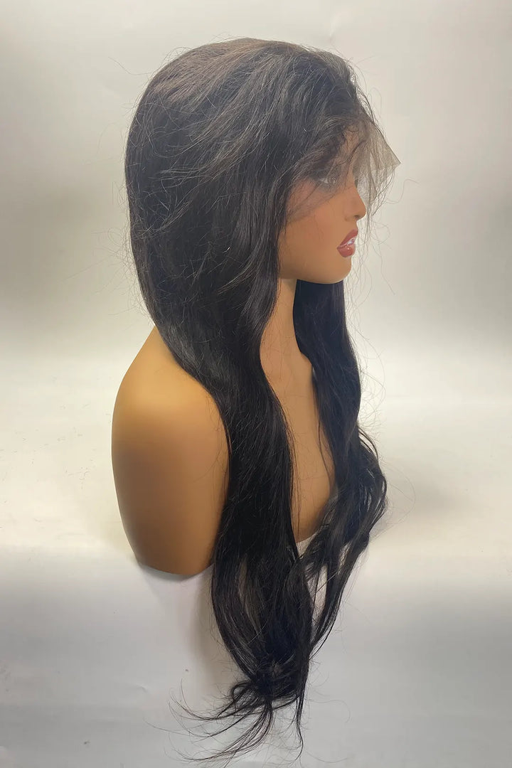 Full Lace Frontal Wig 22 Inch Natural Color