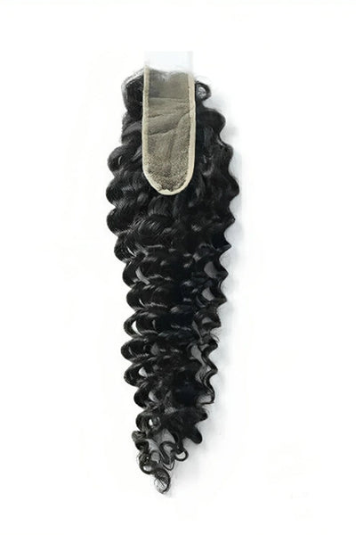 2x6 HD Deep Wave Lace Closure Net für Perücken aus kambodschanischem Echthaar