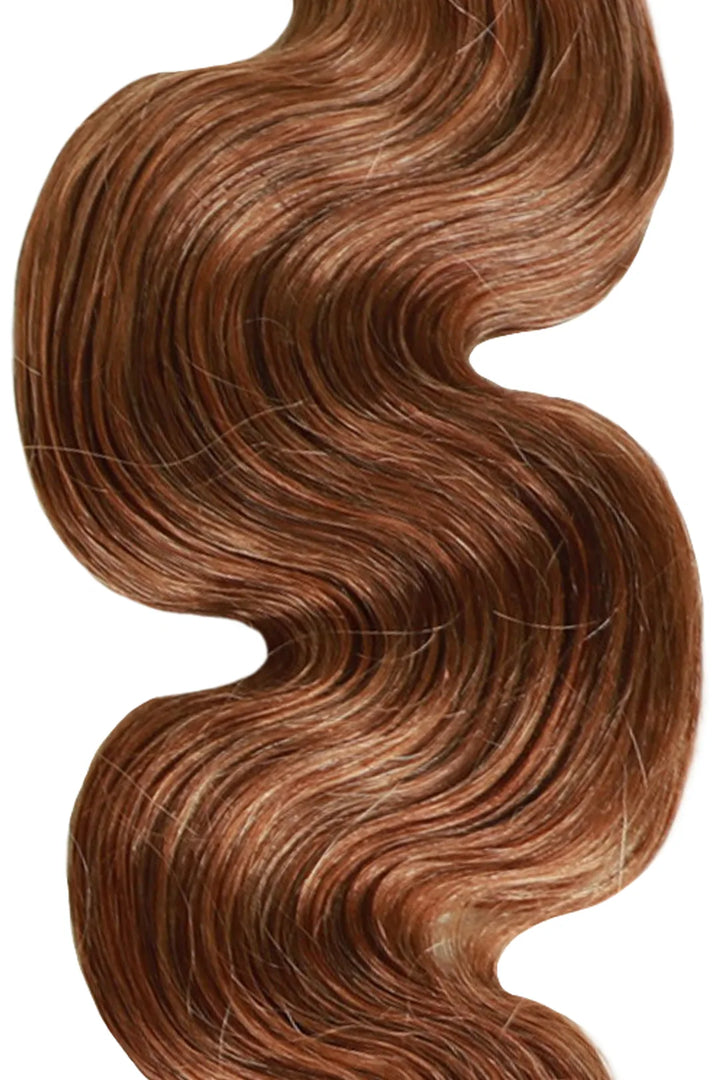 #30 Auburn Brown Body Wave Bulk Hair for Braiding BU41