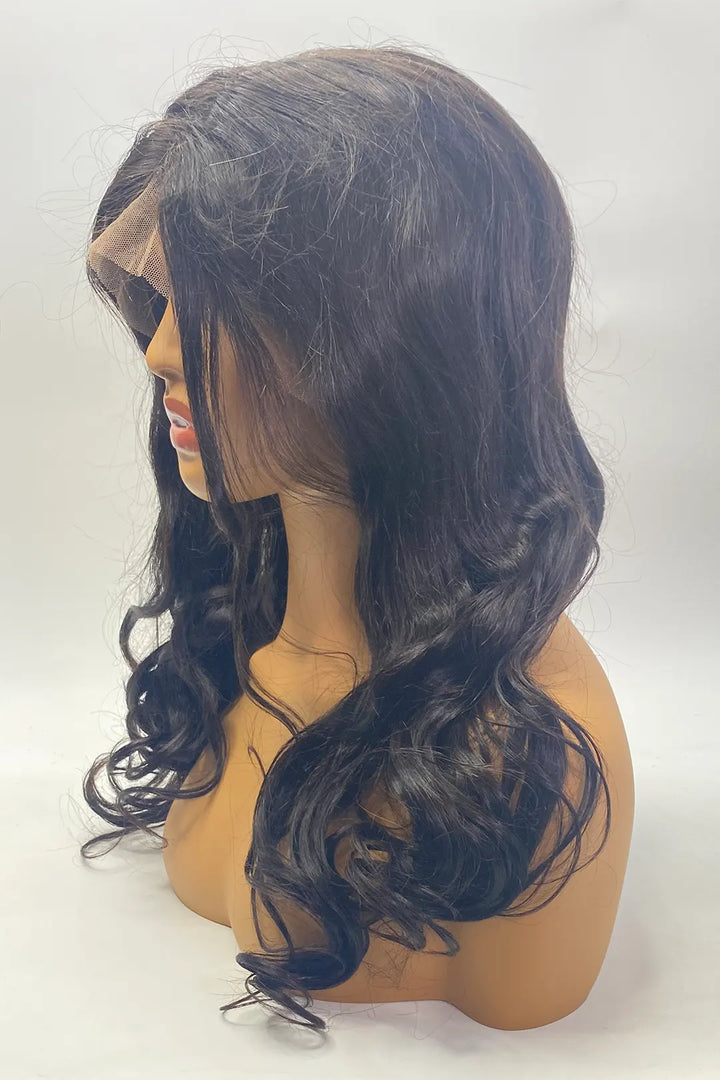 13x1x6 T-part Body Wave Lace Wig 20 Inch Natural Color