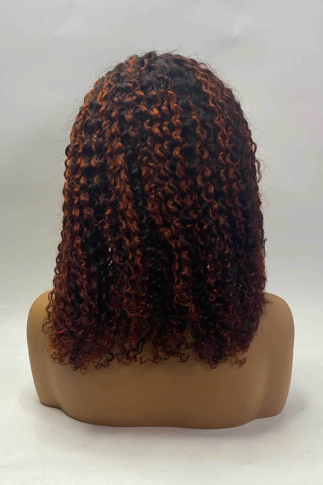 13x1x6 T-part Lace Wig 14 Inch Red Bleach Color