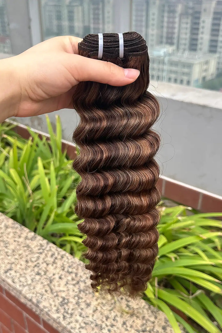 #4/27/30 Piano Color Cambodia Virgin Hair Bundles Deep Wave
