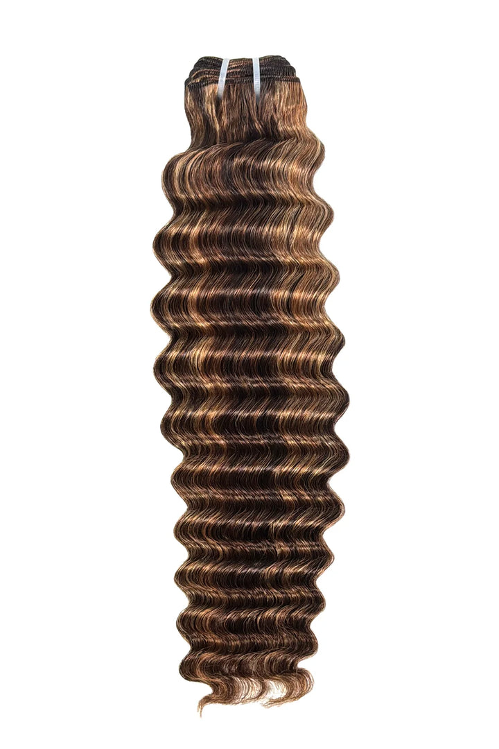 #4/27/30 Piano Color Cambodia Virgin Hair Bundles Deep Wave