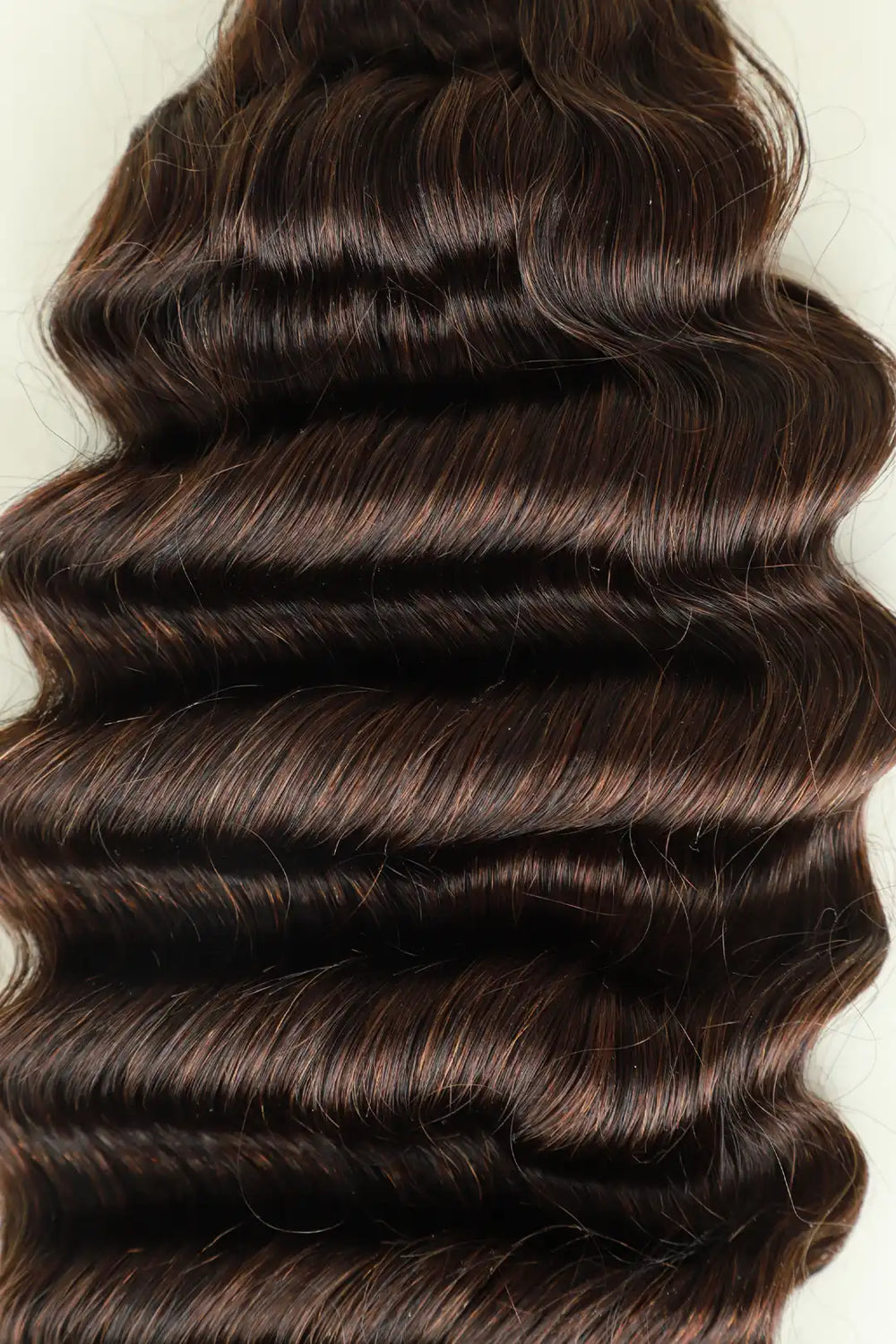 #4 Dark Brown Deep Wave Bulk Human Hair For Braiding BU21 2