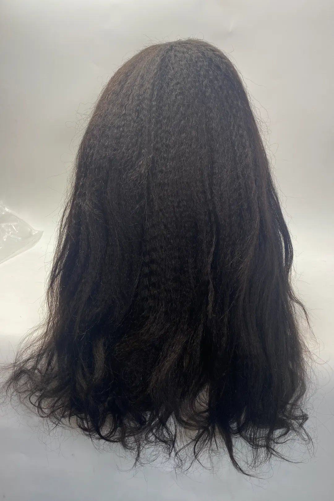 13x6 Lace Frontal Kinky Straight Wigs 22 Inch Natural Color