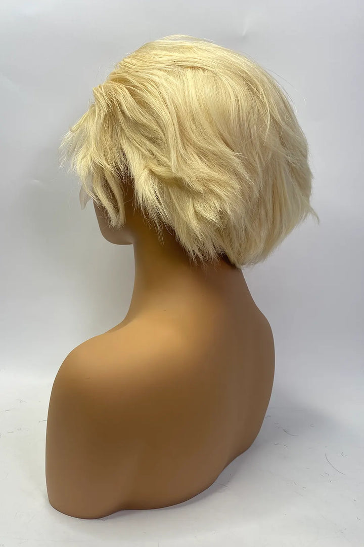 13x4 Lace Frontal Wig 6 Inch #613 Color Bob