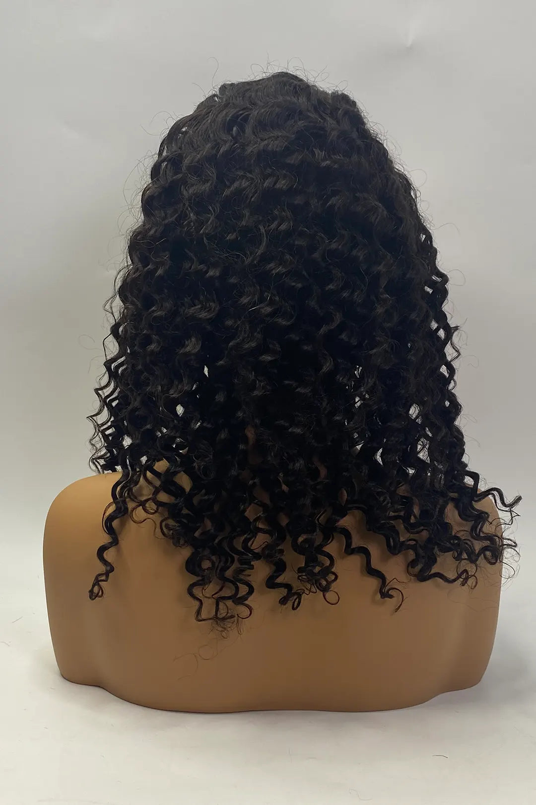 13x1x6 T-part Curly Lace Wig 16 Inch Natural Color