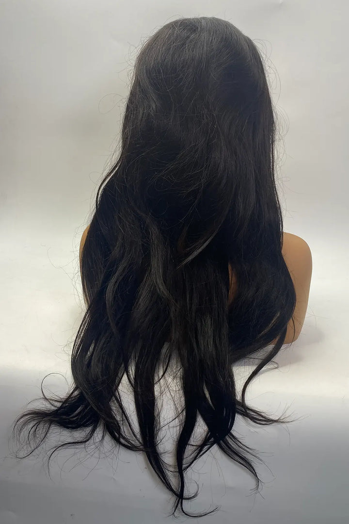 13x4 Lace Frontal Straight Wigs 22 Inch Natural Color