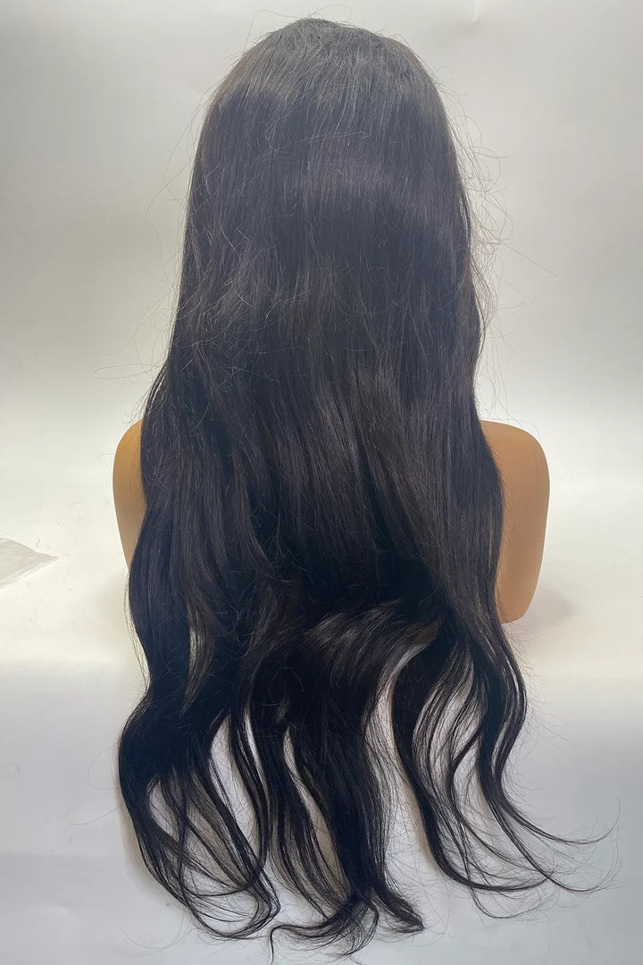 Full Lace Frontal Wig 22 Inch Natural Color