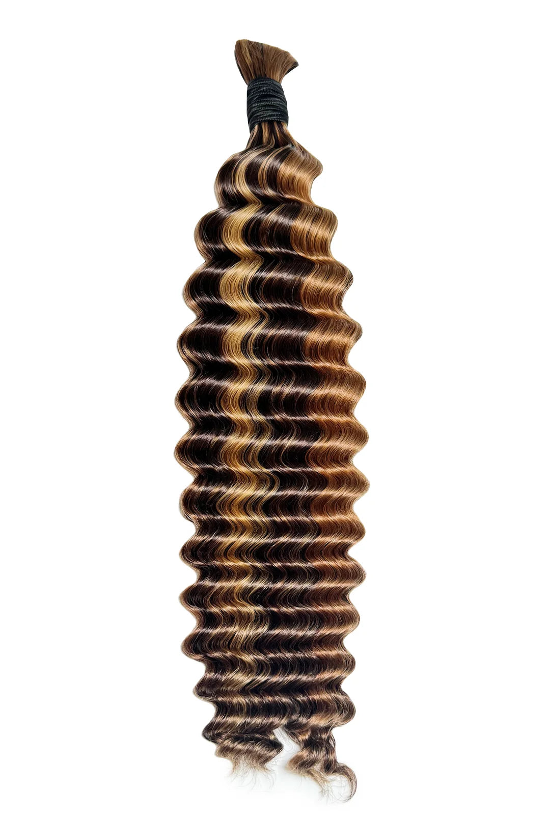 4A/27/30 Piano Color Deep Wave Bulk Hair for Braiding BU55