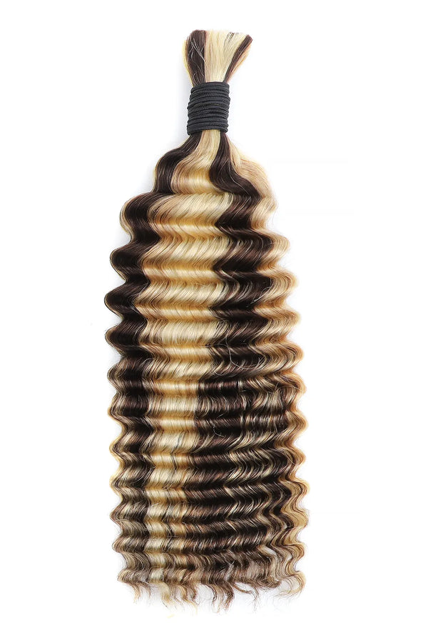 #4A/27/613 Cabello a granel Piano Color Deep Wave para trenzar