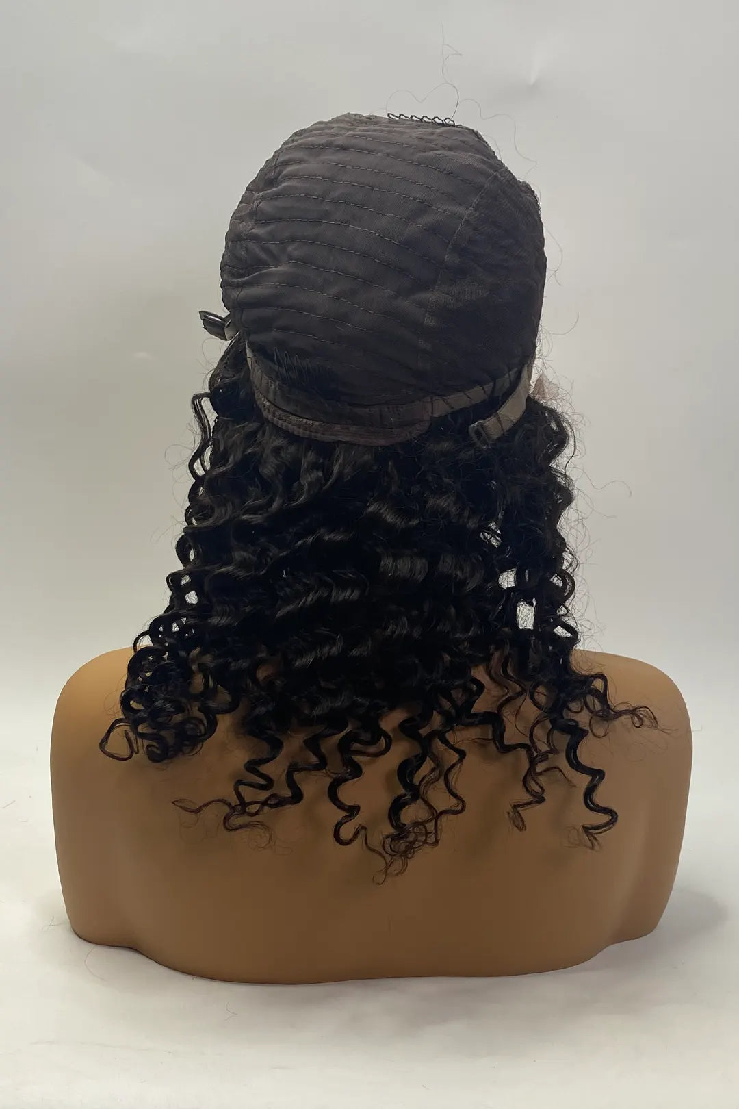 13x1x6 T-part Deep Wave Lace Wig 16 Inch Natural Color