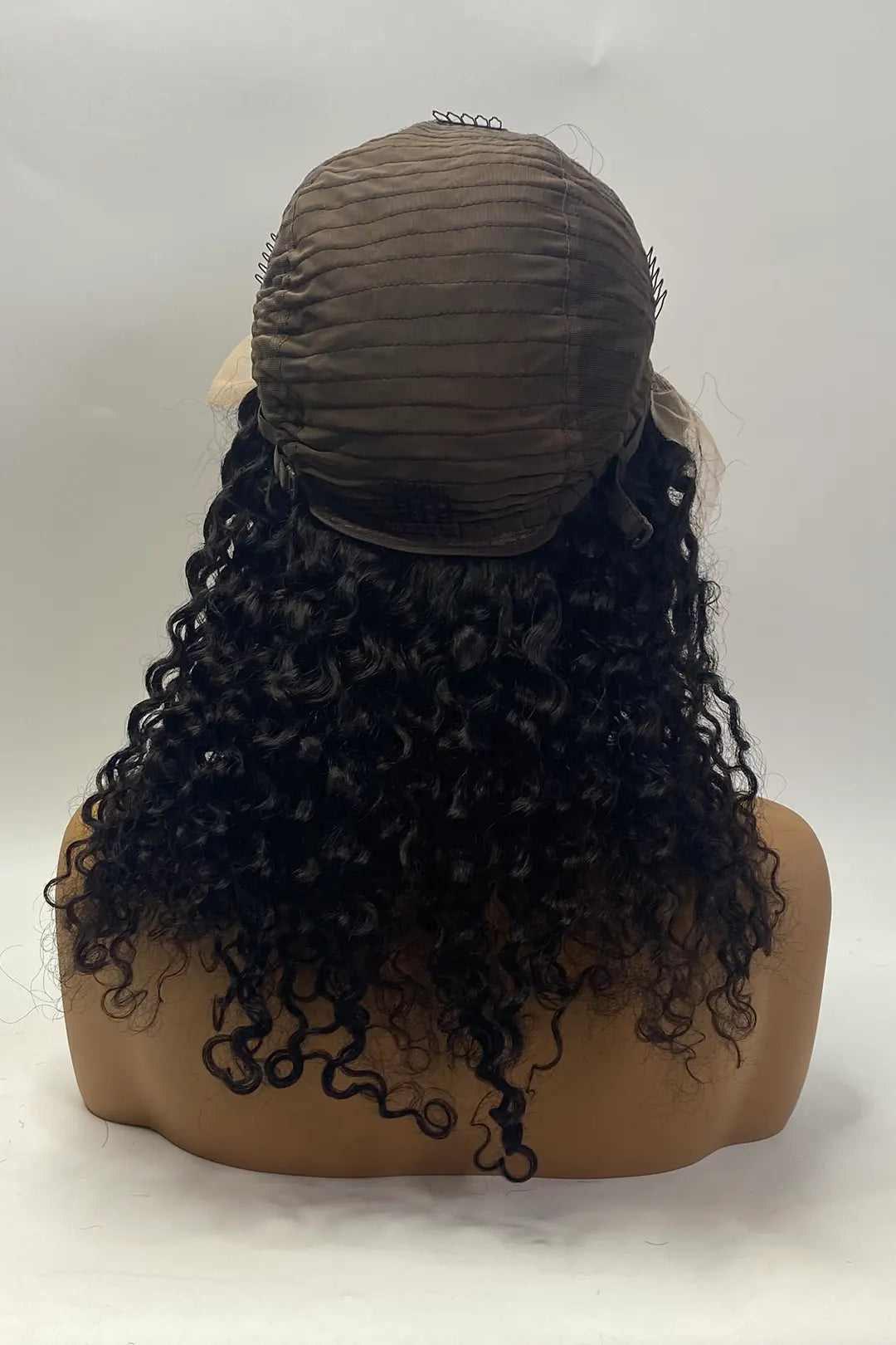 13x4 Lace Frontal Curly Wig 18 Inch Natural Color