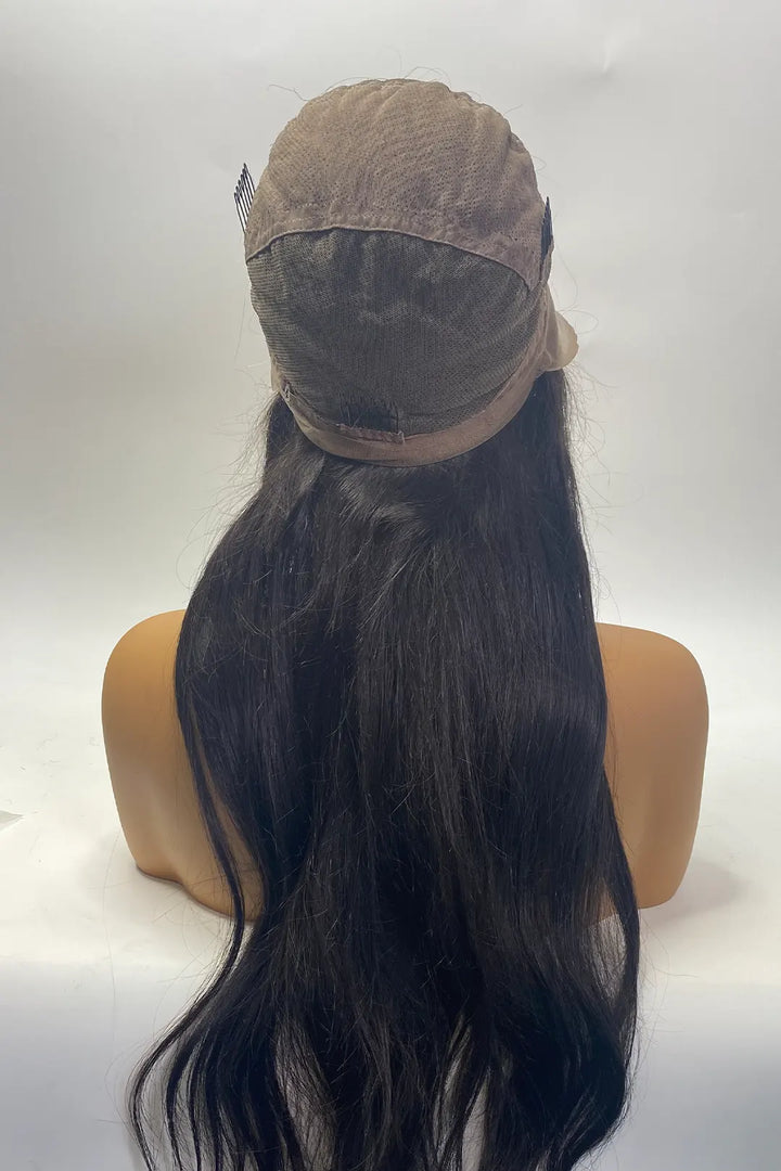 Full Lace Frontal Wig 22 Inch Natural Color