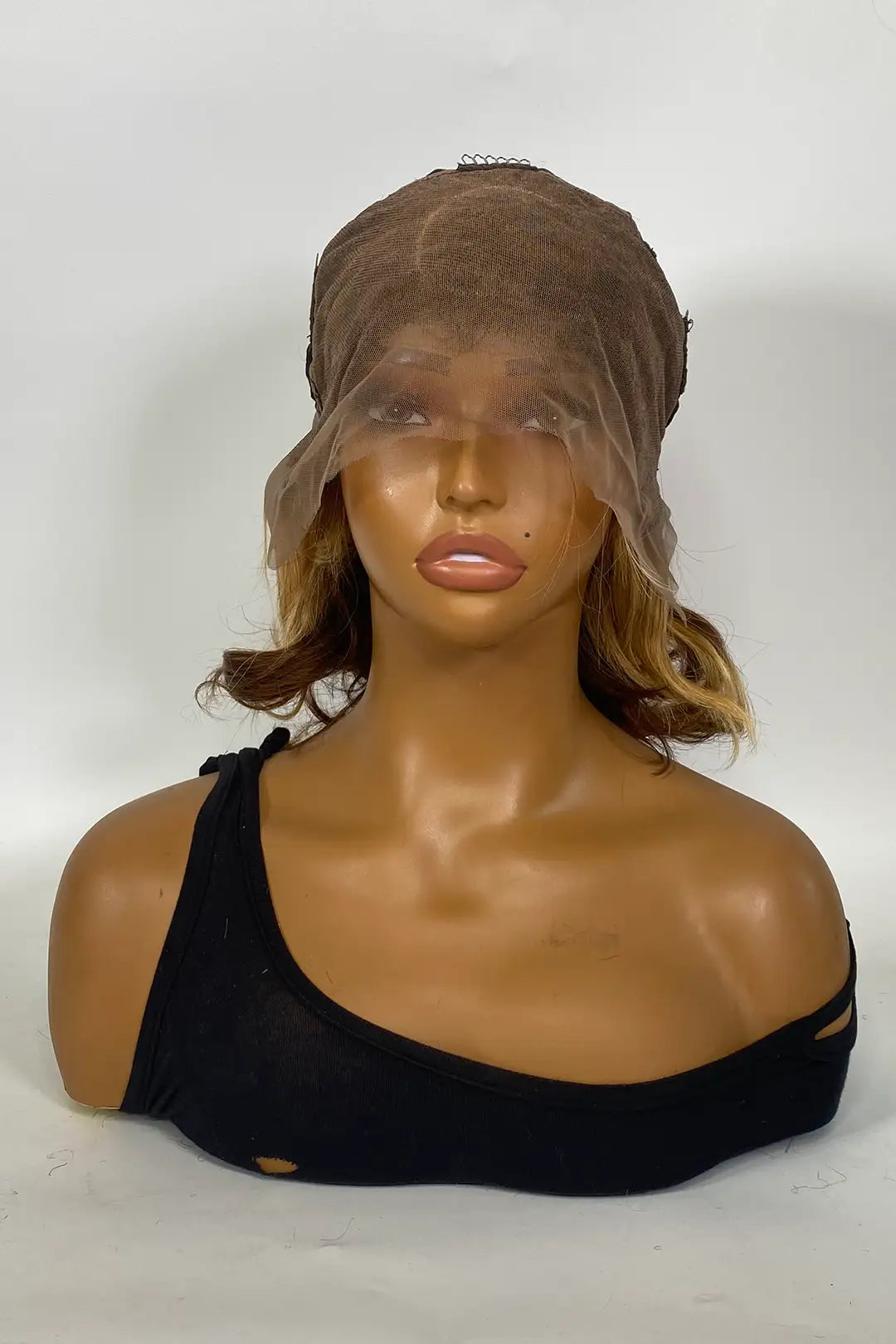 13x4 Full Lace Frontal Wig 12 Inch #27/#30 Color Bob