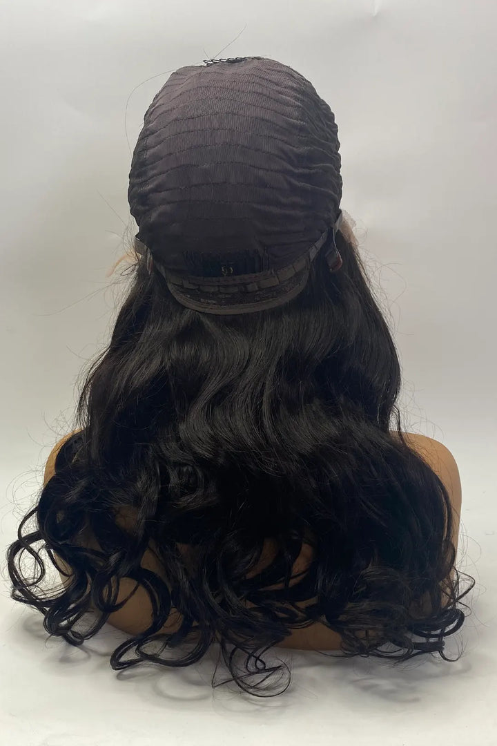 13x1x6 T-part Body Wave Lace Wig 20 Inch Natural Color