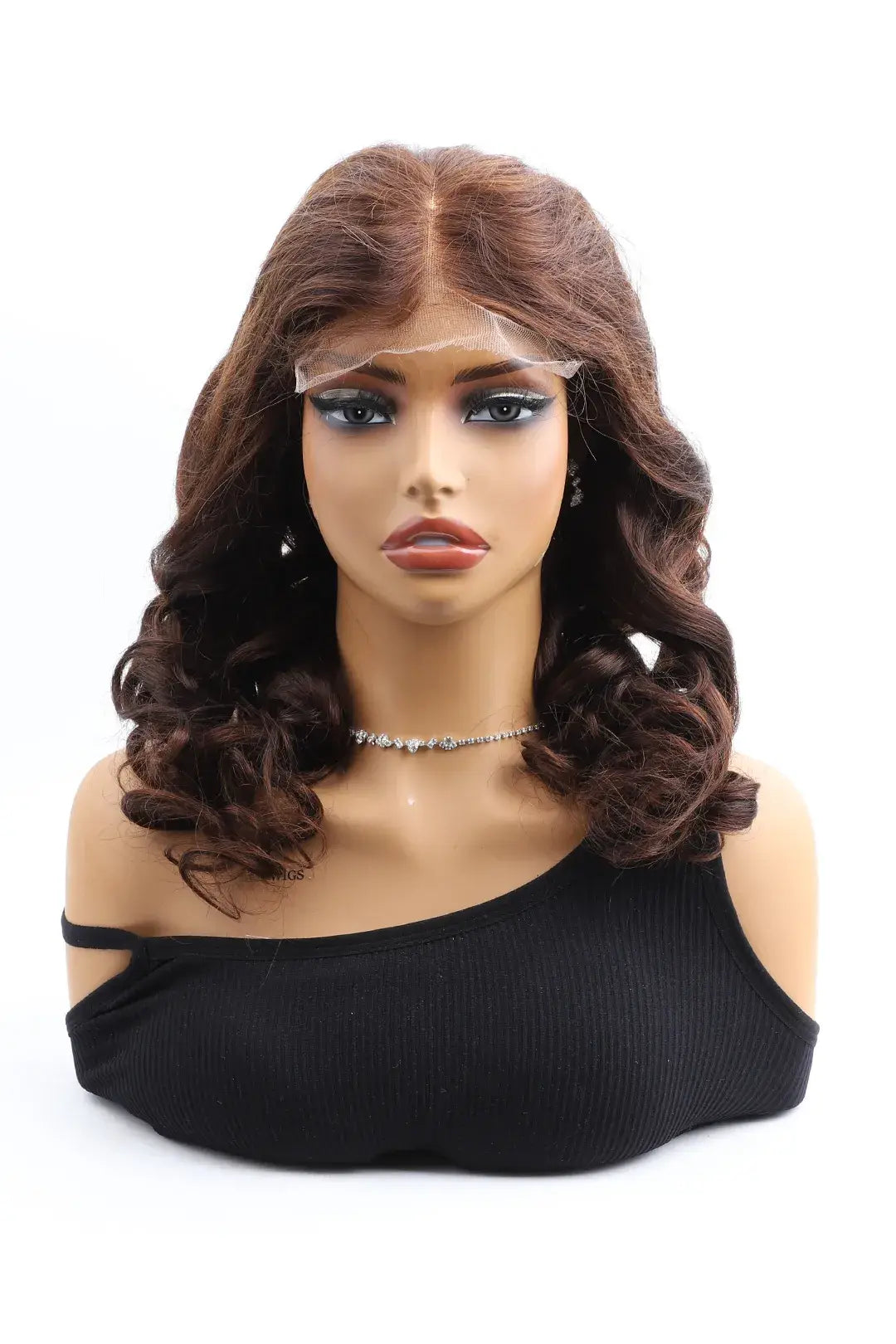 5x5 Brown Color Body Wave Glueless HD Lace Wig- HD77 