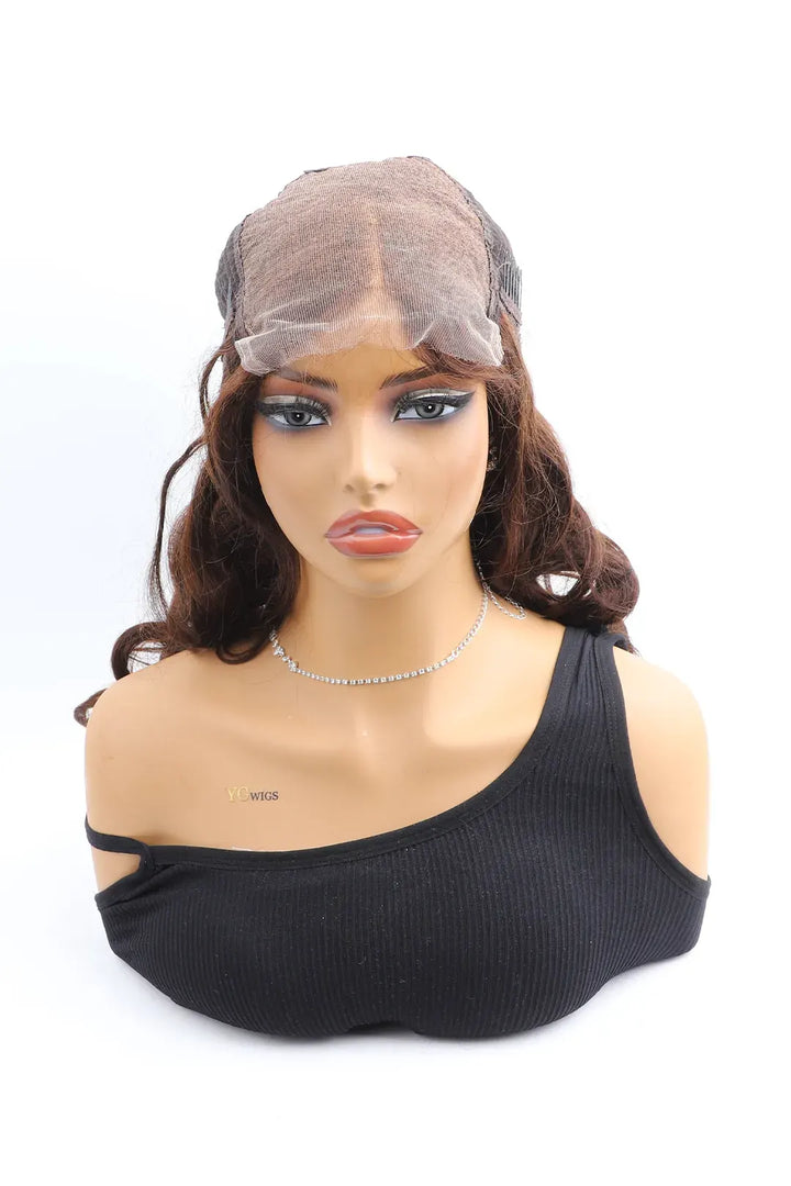 5x5 Brown Color Body Wave Glueless HD Lace Wig- HD77 