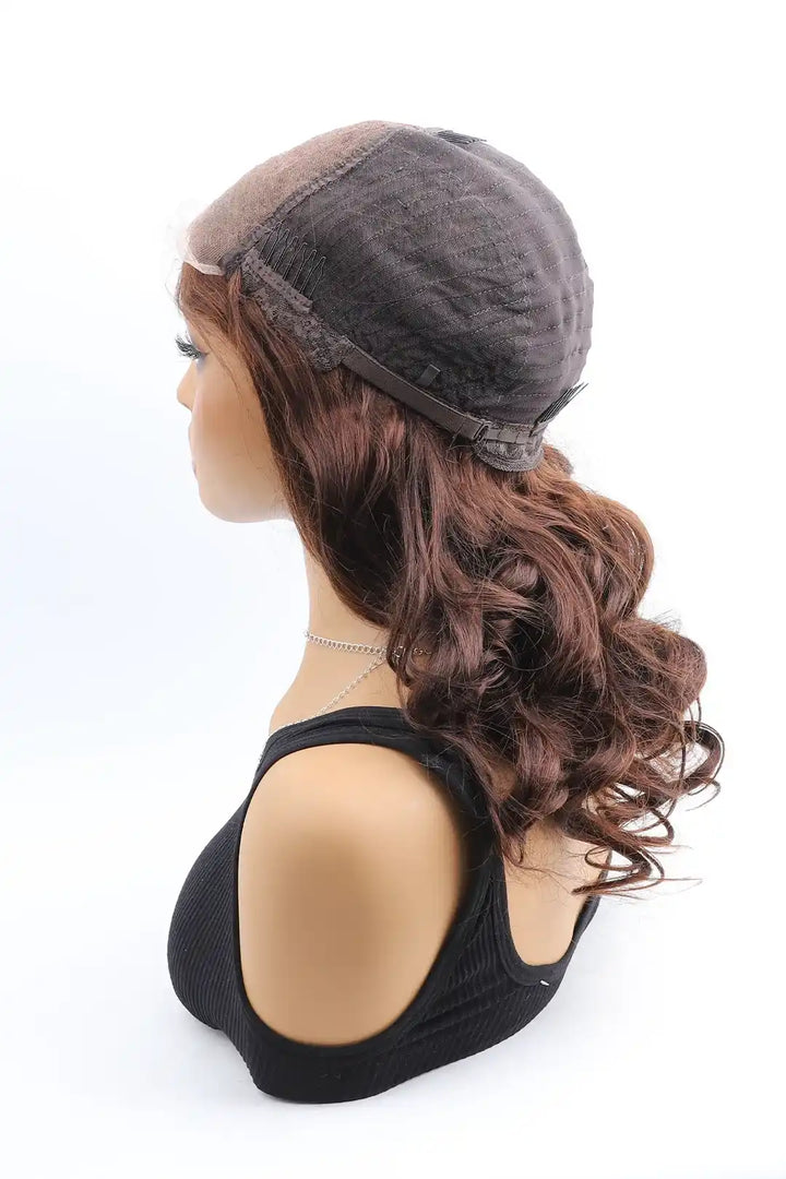 5x5 Brown Color Body Wave Glueless HD Lace Wig- HD77 