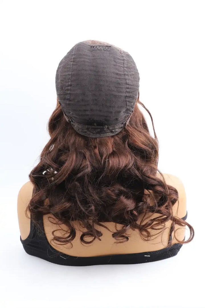 5x5 Brown Color Body Wave Glueless HD Lace Wig- HD77 