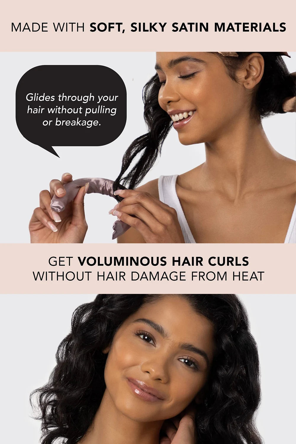 Easy curl natural clearance curler set