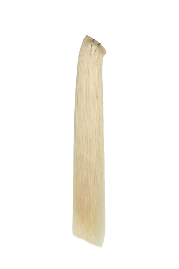 Double Drawn 613 Blonde Seamless Clip in Hair Extensions