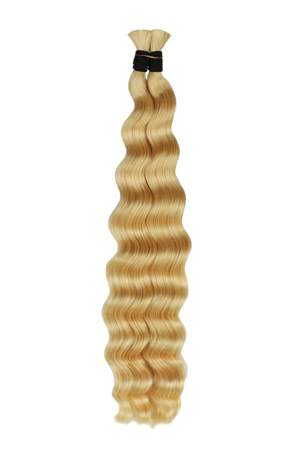 613 Blonde Loose Wave Bulk Human Hair for Braiding BU05