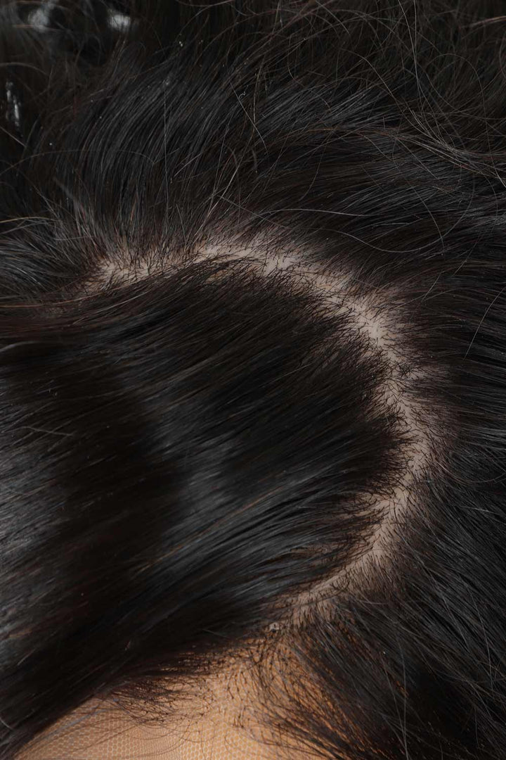 Designer Wigs-Water Loose Wave C Part 13*6 Lace Front Bob Silk Top Wig