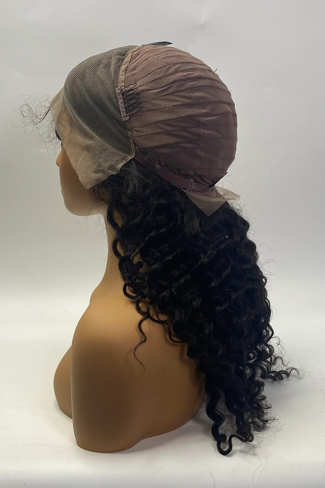 13x4 Full Lace Frontal Deep Wave Wigs 24 Inch Natural Color