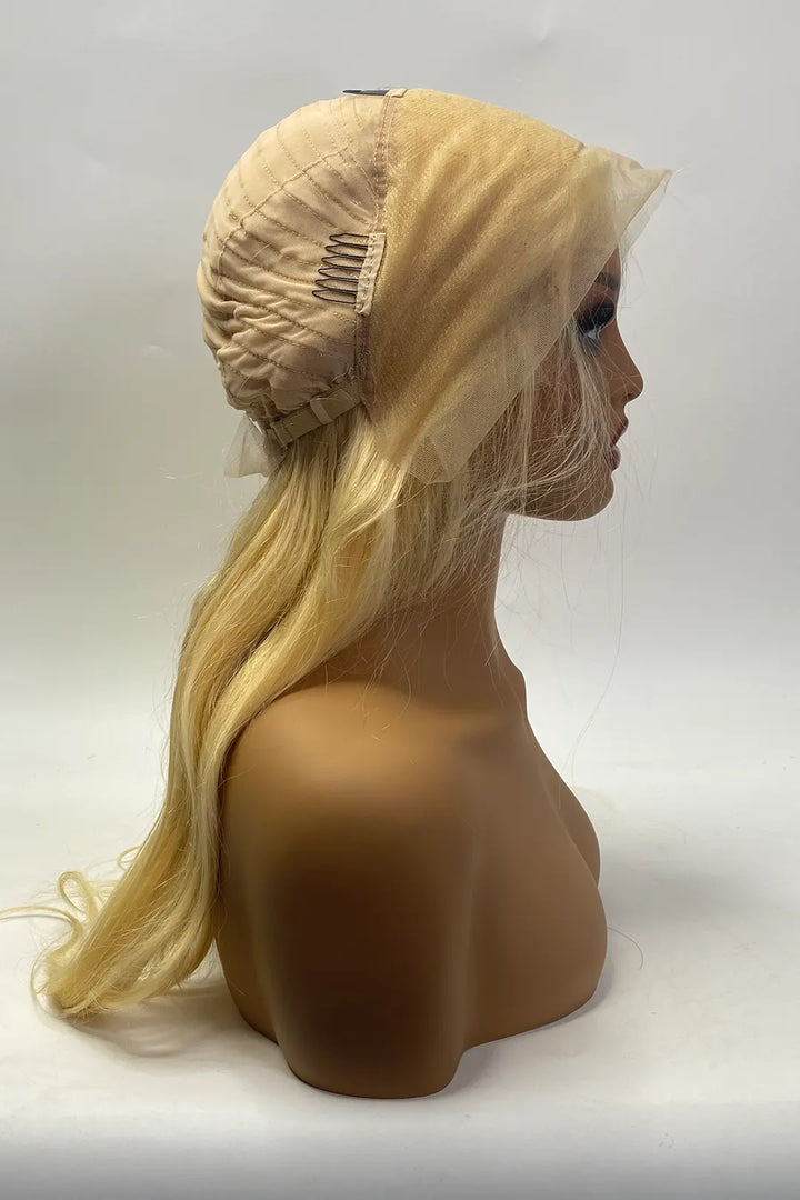 13x4 Lace Frontal Straight Wigs #613 Color