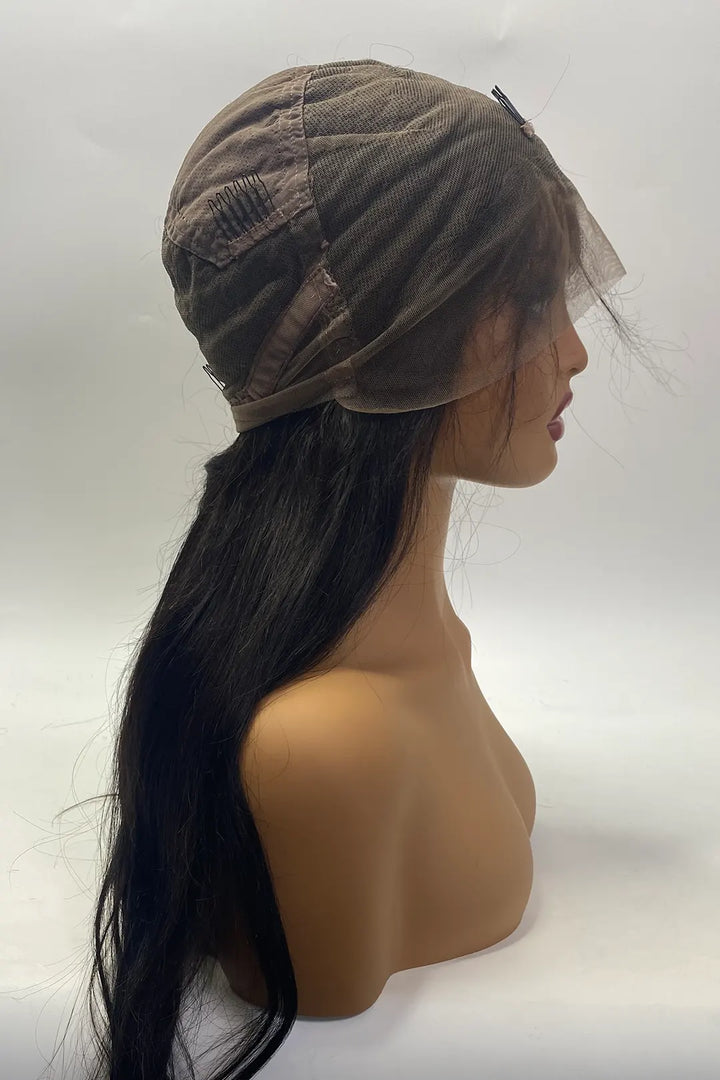 Full Lace Frontal Wig 22 Inch Natural Color