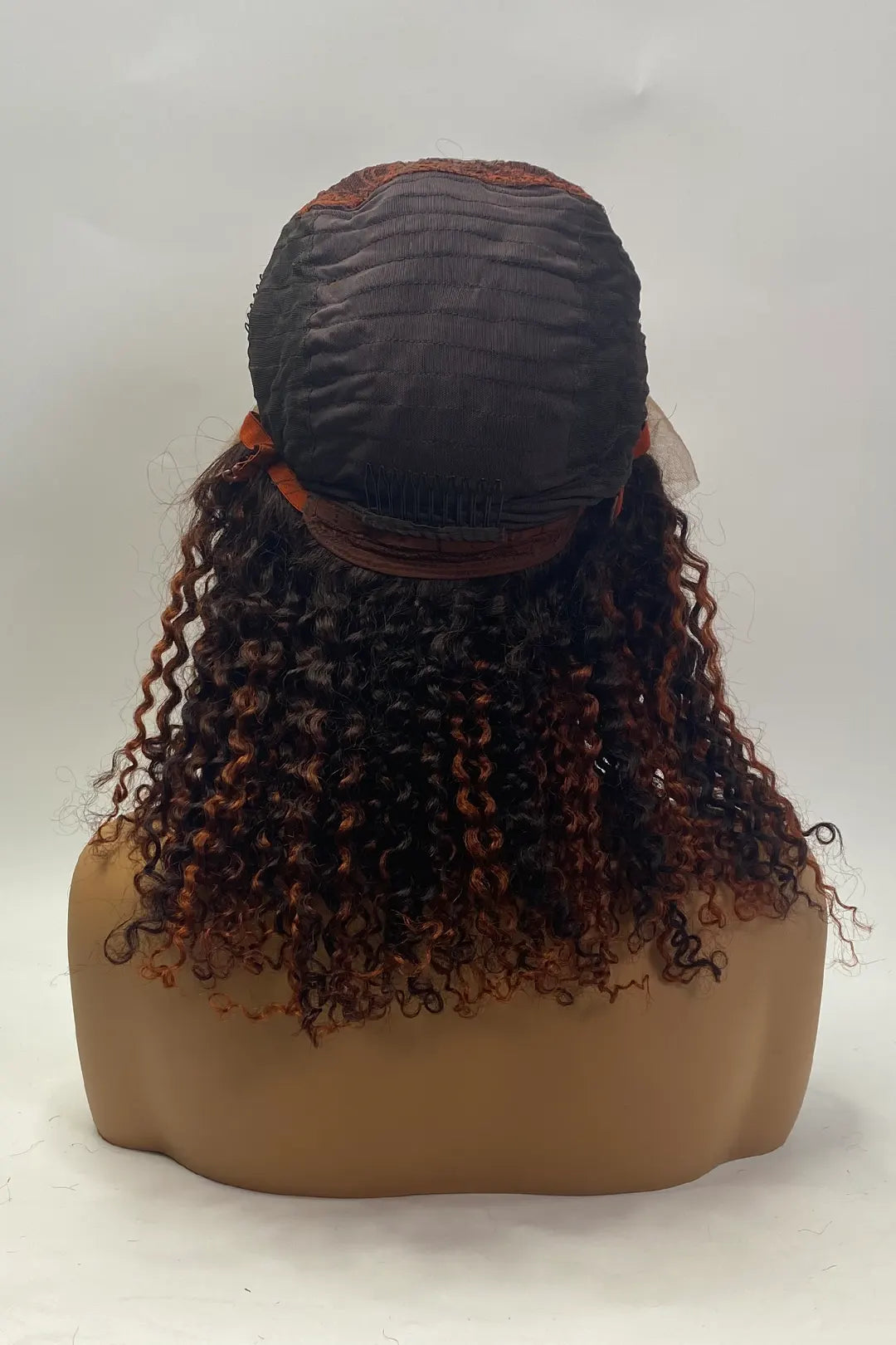 13x1x6 T-part Lace Wig 14 Inch Red Bleach Color