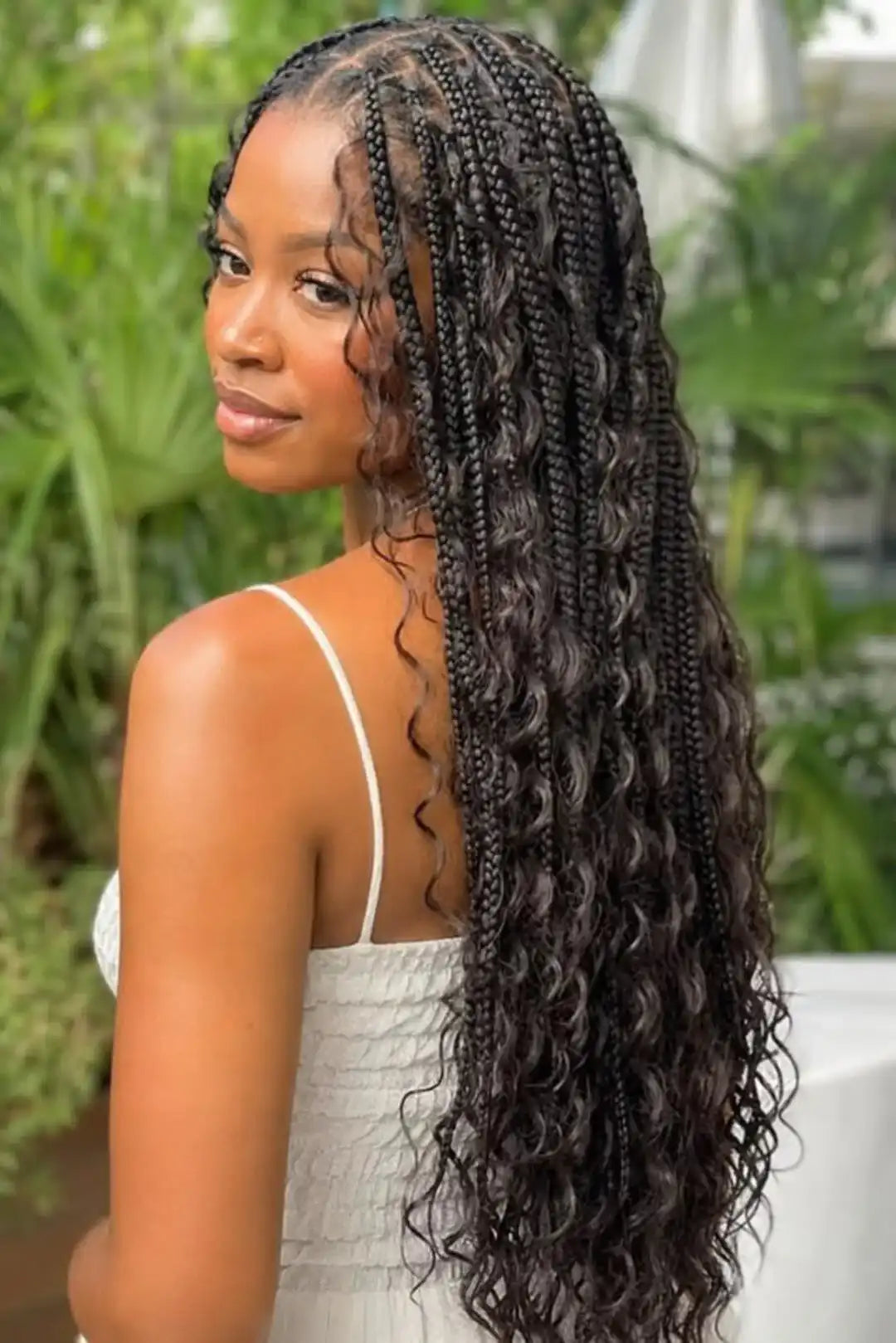 Boho knotless braids image gallery