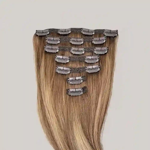 Clip-in Extensions Remy Hair for Short Thinning Black Hair