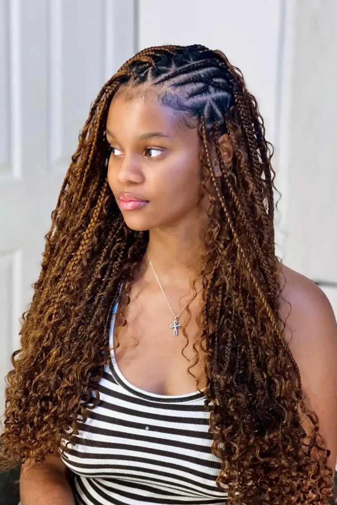 Flip over fulani braids image gallery