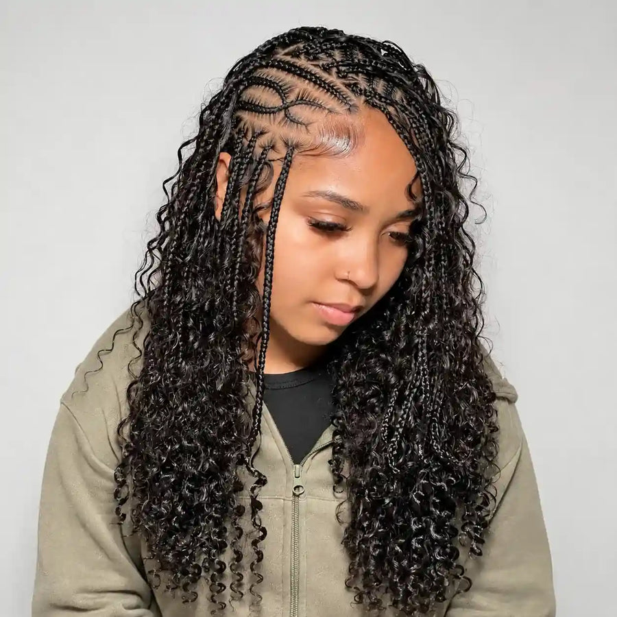 Flip Over Fulani Braids